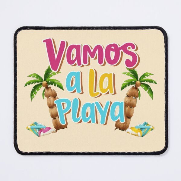 Item preview, Palm Trees With Inscription Vamos A La Playa designed and sold by M R Design.