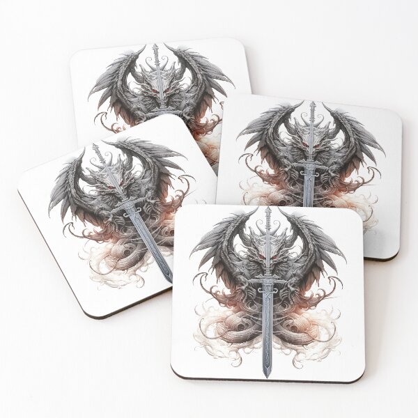 Item preview, Tattoo Style Dragon designed and sold by Lucy Goosy Art.
