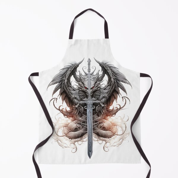 Item preview, Tattoo Style Dragon designed and sold by Lucy Goosy Art.