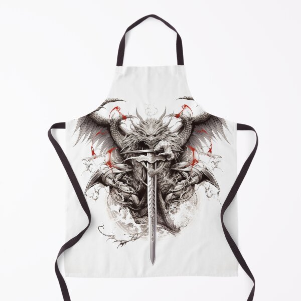 Item preview, Tattoo Style Dragon designed and sold by Lucy Goosy Art.
