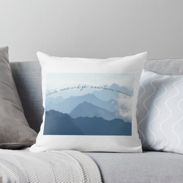 Artikelvorschau, Wolken kommen und gehen, Berge bleiben entworfen und verkauft von GoldenPaper.