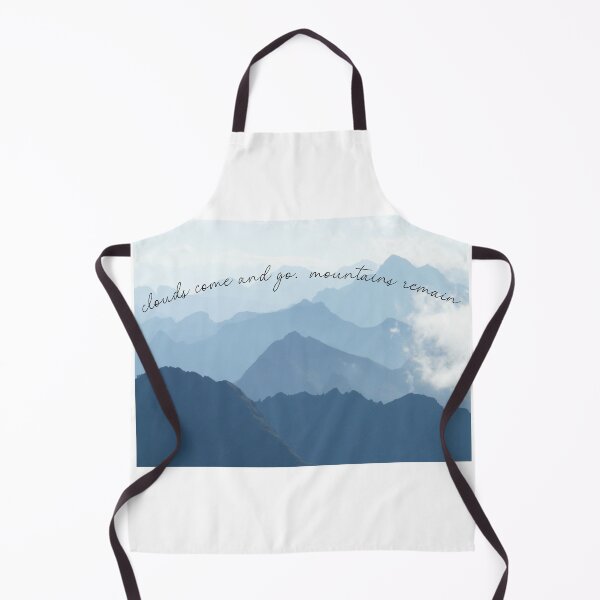 Aperçu de l'œuvre les nuages vont et viennent, les montagnes restent créée et vendue par GoldenPaper.