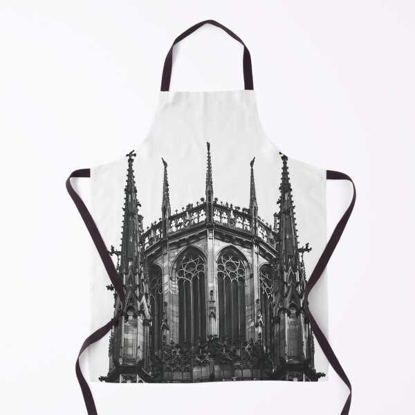 Item preview, Gothic Majesty: intricate black and white cathedral designed and sold by 33wolvesdesigns.