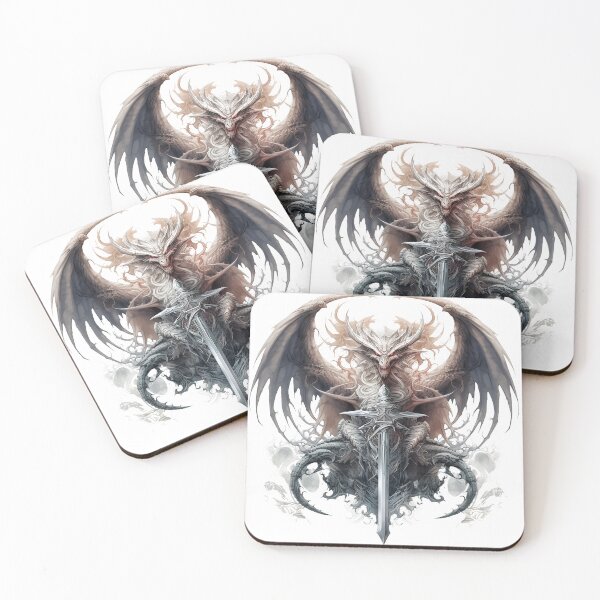 Item preview, Tattoo Style Dragon designed and sold by Lucy Goosy Art.