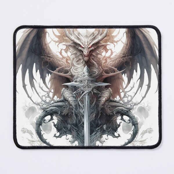 Item preview, Tattoo Style Dragon designed and sold by Lucy Goosy Art.