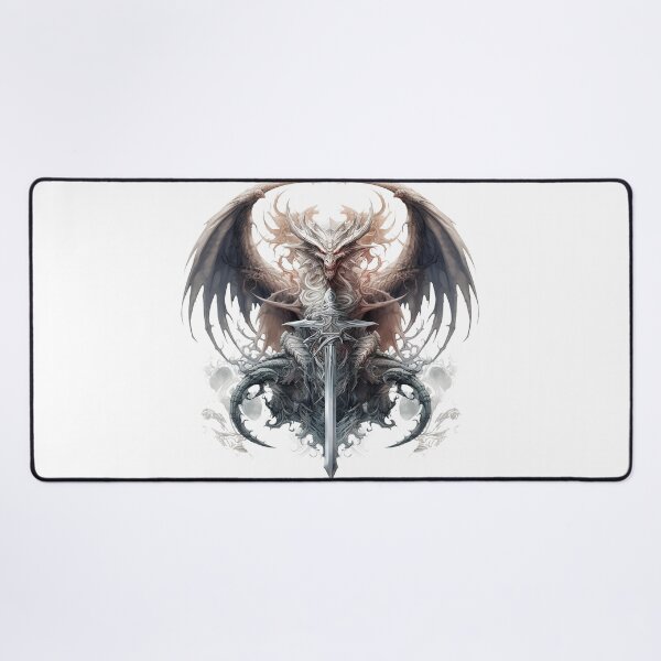 Item preview, Tattoo Style Dragon designed and sold by Lucy Goosy Art.