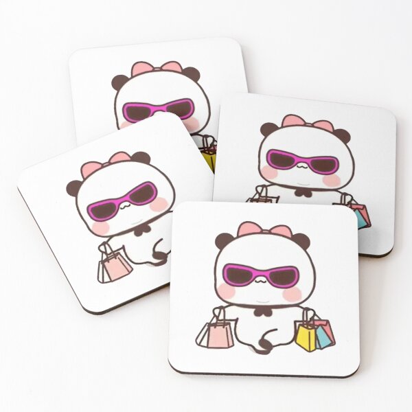 Item preview, Cute funny humor holiday birthday gift lovely cats friend girlfriend Panda Bear Brownie Sugar BuBu DuDu Mochi Milk peach Valentine xmas goma Couple v2 designed and sold by OceanLiveArts.
