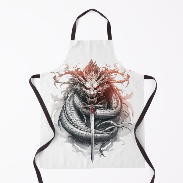 Item preview, Tattoo Style Dragon designed and sold by Lucy Goosy Art.