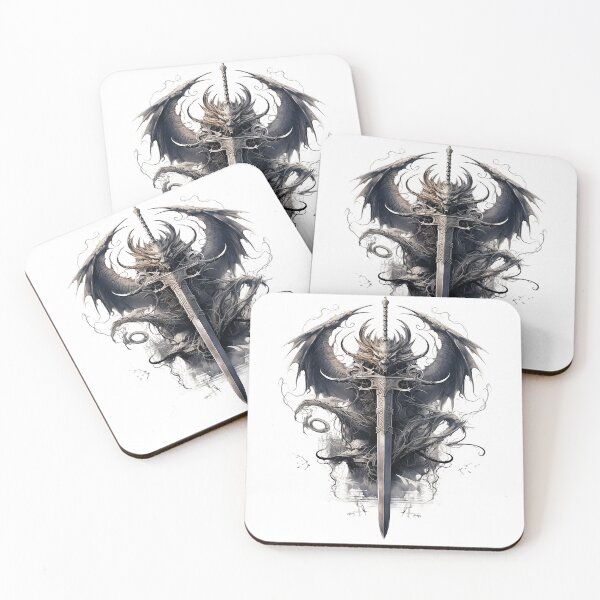 Item preview, Tattoo Style Dragon designed and sold by Lucy Goosy Art.