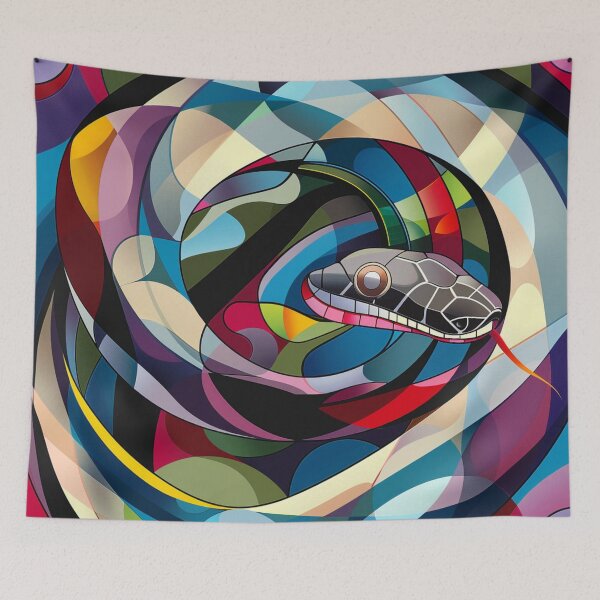 Item preview, ABSTRACT IMAGE SNAKE PITON designed and sold by JOTAMIKE.