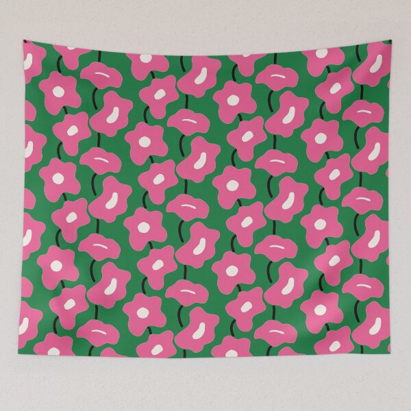 Item preview, Mod Flora - Pink & Green designed and sold by BayhillStudio.