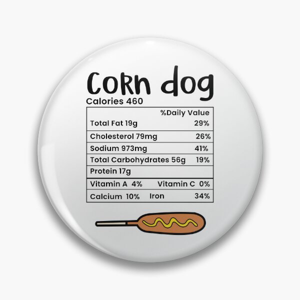 Artikelvorschau, Corn Dog: Nährwertangaben von Corndog entworfen und verkauft von kcaandwu.