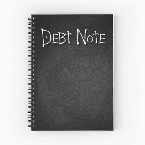 Item preview, Debt Notebook - Parody Budget Planner designed and sold by AstroAppa.