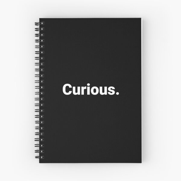 Item preview, Curious. designed and sold by Text-based T-Shirts and Gifts.