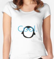 Cool Penguin Women's Fitted Scoop T-Shirt