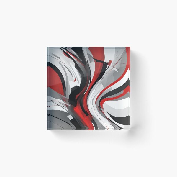 Item preview, Crashing Abstract  Art Waves Throw Pillow designed and sold by DannysArtCo.