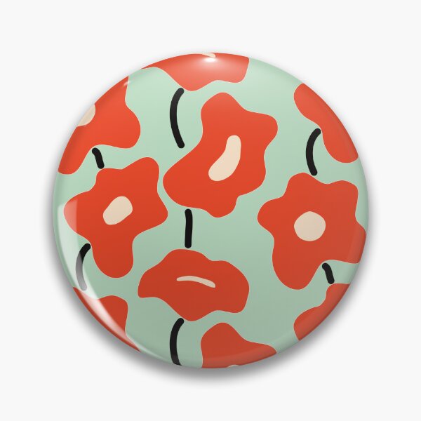 Artikelvorschau, Mod Flora – Orange und Minze entworfen und verkauft von BayhillStudio.