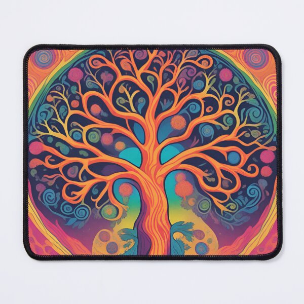 Item preview, Psychedelic Tree of Life designed and sold by retro-ether.