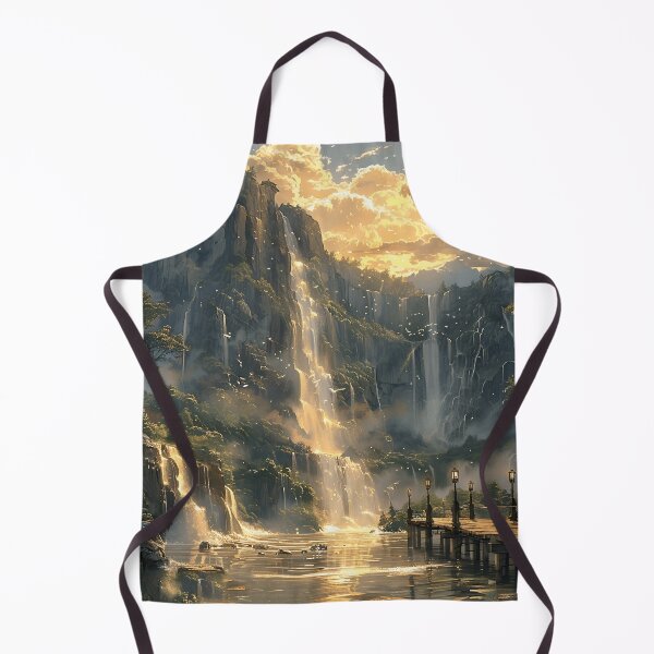 Item preview, "Sunset Splendor at the Cascade Cliffs" designed and sold by MYTHIC PEEL STICKERS.