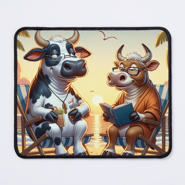 Item preview, Seaside Serenity - Bovine Beach Retreat designed and sold by Moo-larious Creations From Down Udder.