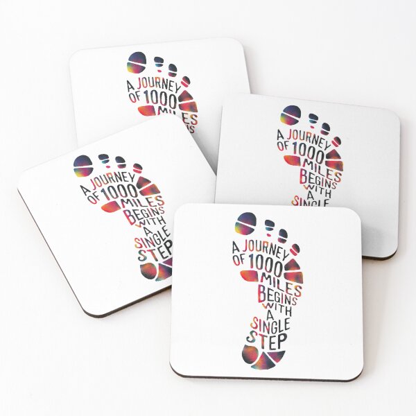 Item preview, A JOURNEY OF 1000 MILES BEGINS WITH A SINGLE STEP designed and sold by PGAart.