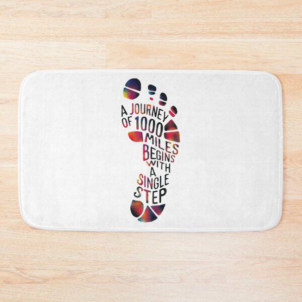 Item preview, A JOURNEY OF 1000 MILES BEGINS WITH A SINGLE STEP designed and sold by PGAart.