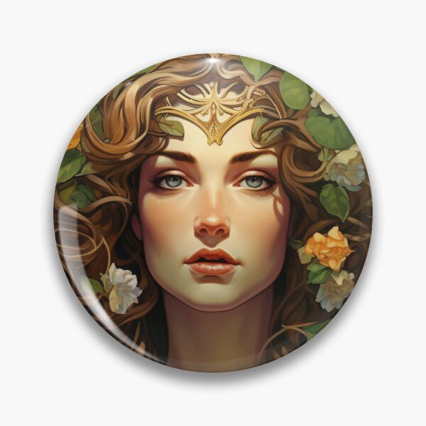 Item preview, Irish Princess - Art Nouveau Style designed and sold by ArtNouveauChic.