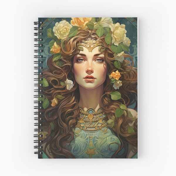 Item preview, Irish Princess - Art Nouveau Style designed and sold by ArtNouveauChic.