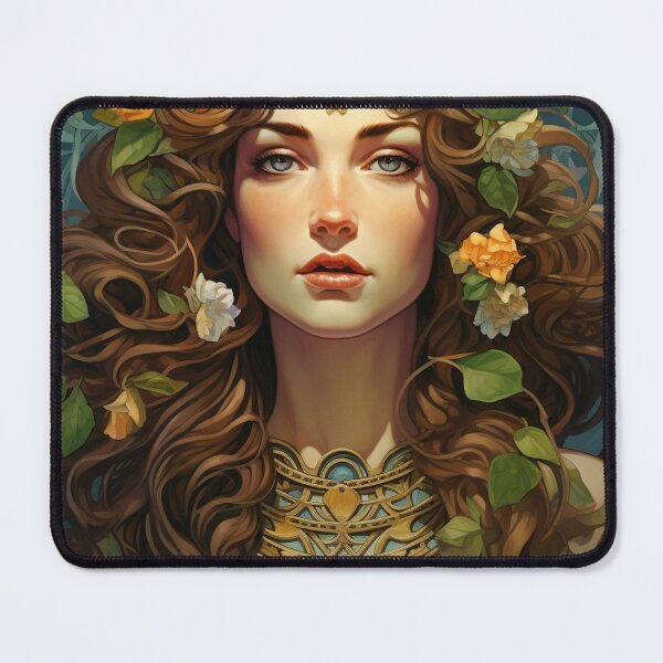 Item preview, Irish Princess - Art Nouveau Style designed and sold by ArtNouveauChic.