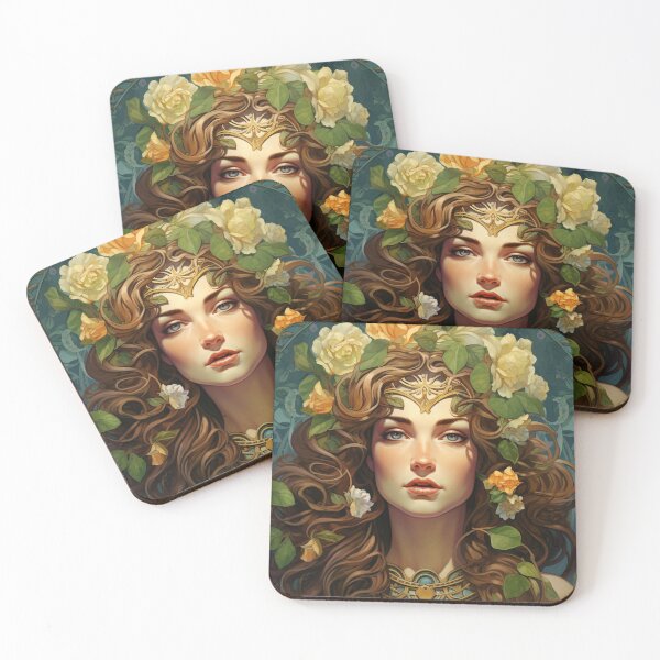 Item preview, Irish Princess - Art Nouveau Style designed and sold by ArtNouveauChic.