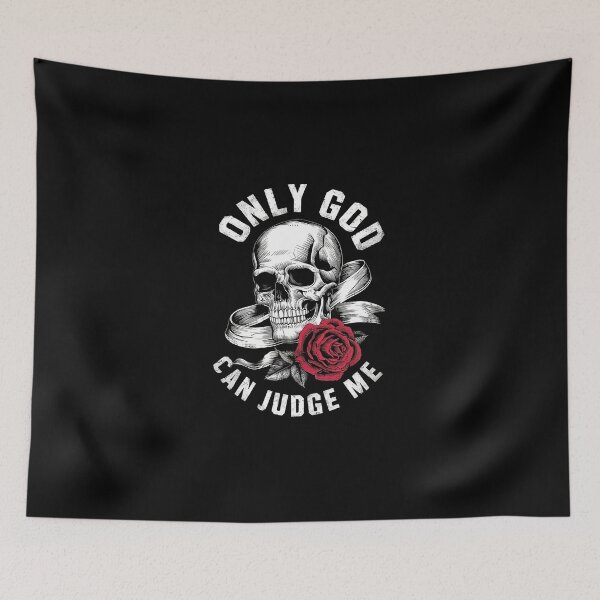 Item preview, ONLY GOD CAN JUDGE NE designed and sold by NebulaWhimsy.