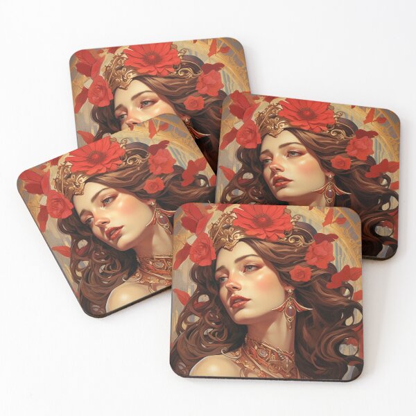 Artikelvorschau, Spanische Prinzessin - Jugendstil entworfen und verkauft von ArtNouveauChic.