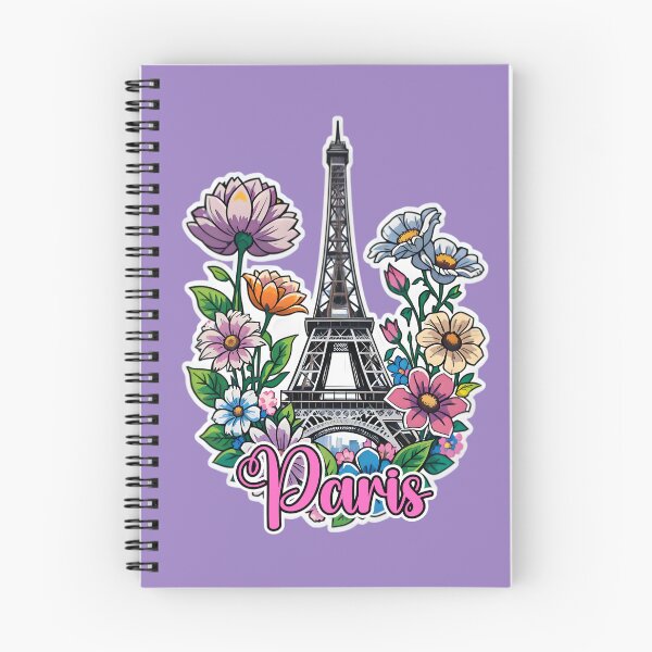 Artikelvorschau, Eiffel Tower In Paris France With Flowers entworfen und verkauft von TheArtOfPat.