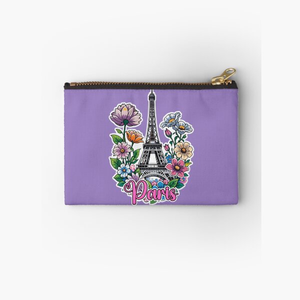 Artikelvorschau, Eiffel Tower In Paris France With Flowers entworfen und verkauft von TheArtOfPat.