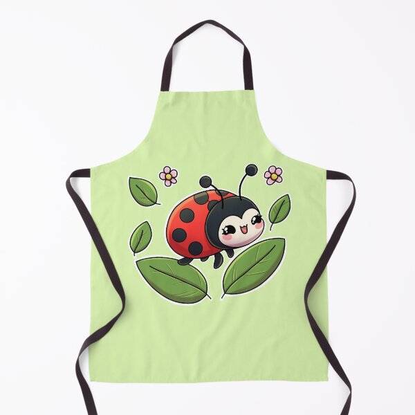 Aperçu de l'œuvre Ladybug with leaves créée et vendue par Kiskadee-Draw.