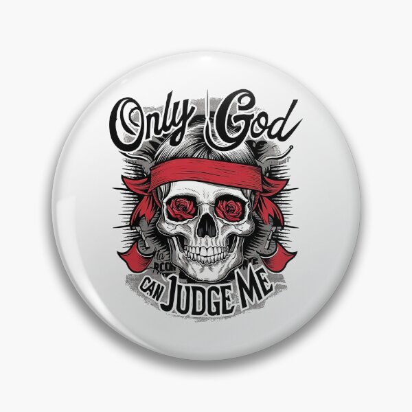 Item preview, only god can judge me designed and sold by NebulaWhimsy.
