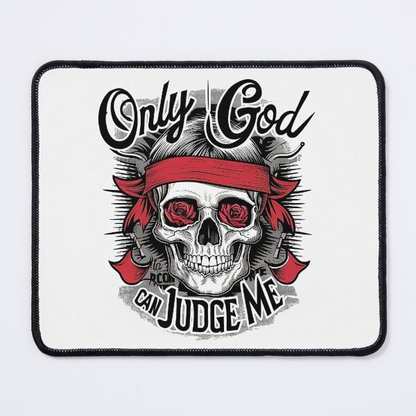Item preview, only god can judge me designed and sold by NebulaWhimsy.