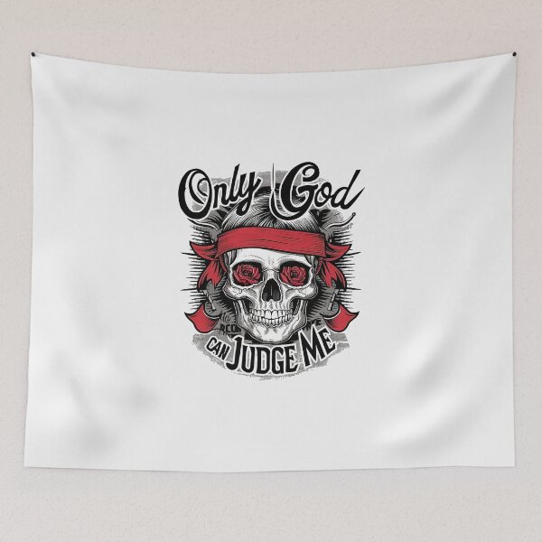 Item preview, only god can judge me designed and sold by NebulaWhimsy.