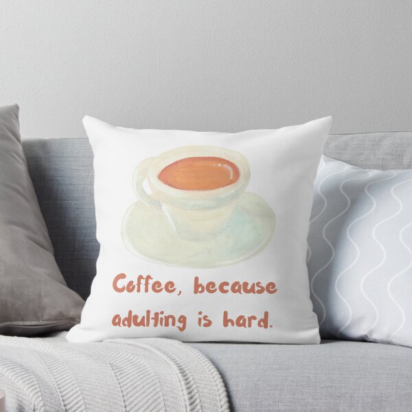 Item preview, Café, porque ser adulto es Difícil designed and sold by GoldenPaper.