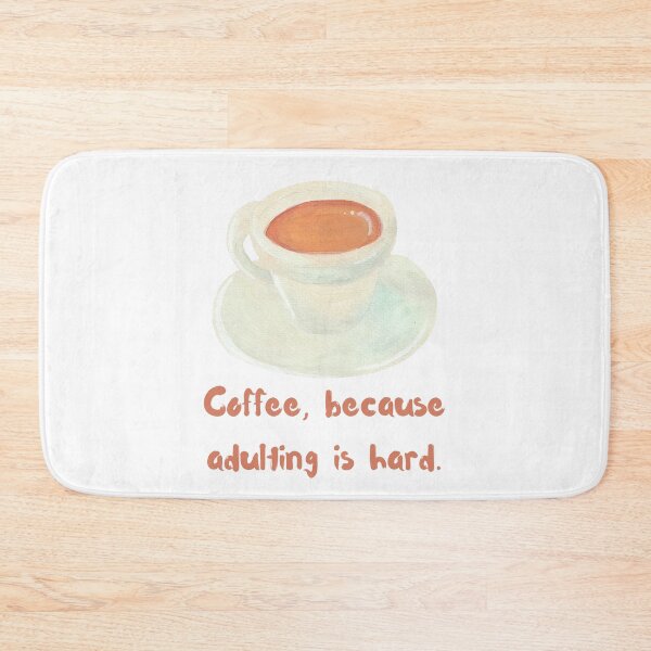 Item preview, Café, porque ser adulto es Difícil designed and sold by GoldenPaper.