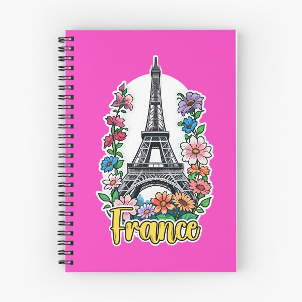 Artikelvorschau, Eiffel Tower In Paris France With Flowers entworfen und verkauft von TheArtOfPat.
