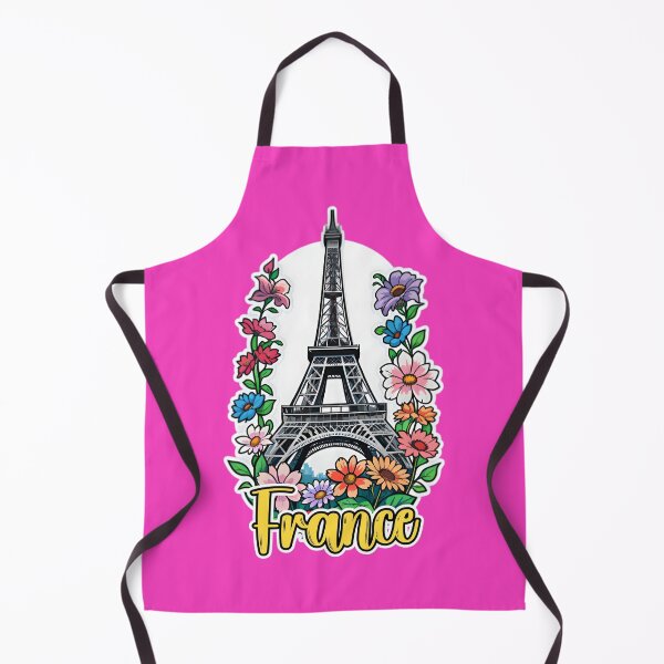 Item preview, Eiffel Tower In Paris France With Flowers designed and sold by TheArtOfPat.