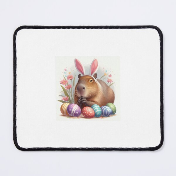Item preview, Capybara Celebrates Easter with Little Bunny3 designed and sold by Capybara Art Lover.