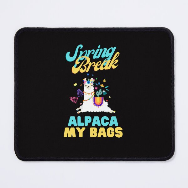 Item preview, Funny Spring Break Alpaca My Bags Cute Travel Vacation designed and sold by MagicSD Designs.