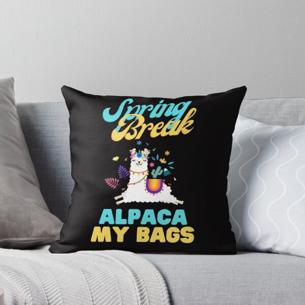 Item preview, Funny Spring Break Alpaca My Bags Cute Travel Vacation designed and sold by MagicSD Designs.