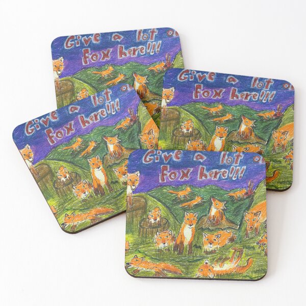 Item preview, We give a lot of fox here!/ Foxy and we know it! designed and sold by Cece42.