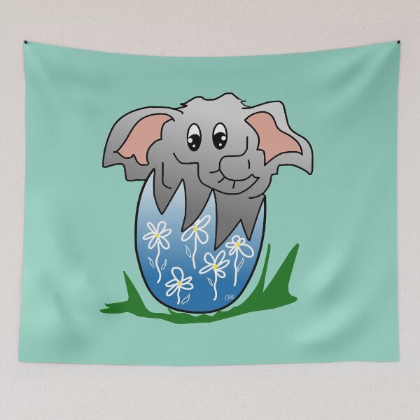 Item preview, Easter  elephant  designed and sold by ALEFANTICA.