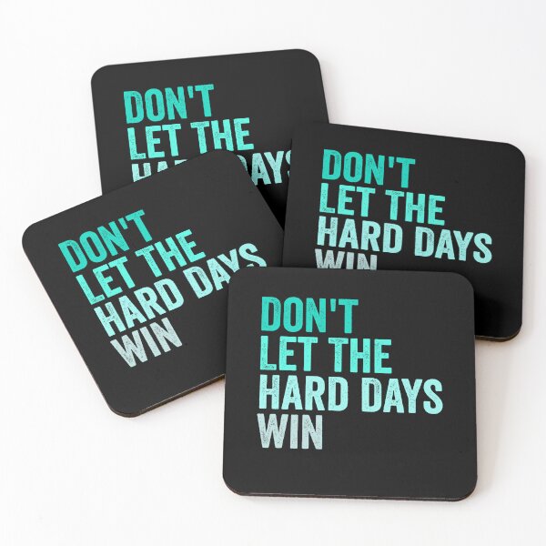 Item preview, Don't Let The Hard Days Win Vintage Motivation Positivity designed and sold by Amineharoni.
