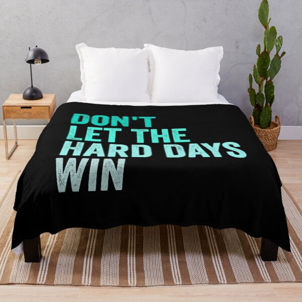 Item preview, Don't Let The Hard Days Win Vintage Motivation Positivity designed and sold by Amineharoni.