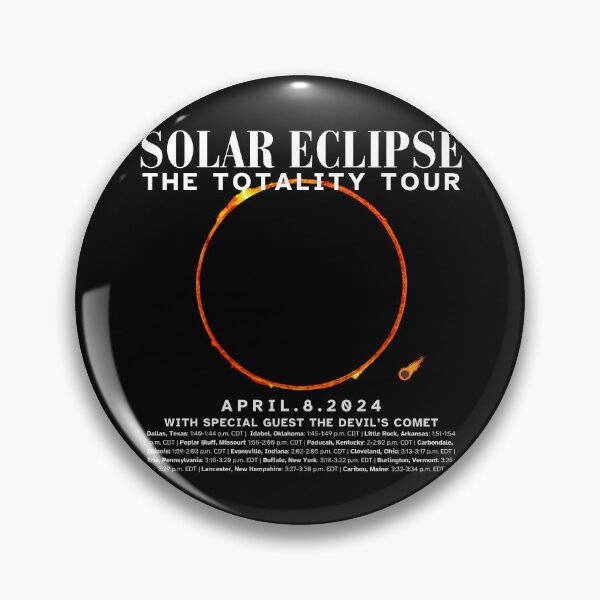 Item preview, April 8 2024 Total Solar Eclipse Commemorative designed and sold by marboywonderboy.